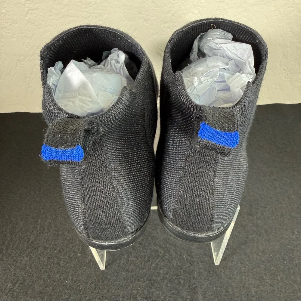 Rothy's The Merino Ankle Boot Black Merino Wool Pointed Toe Booties Size 10 EUC - Picture 8 of 14